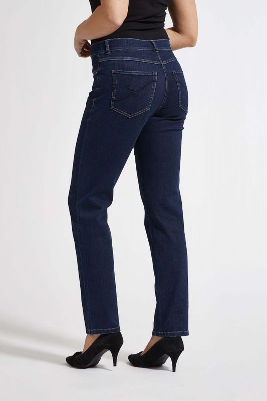 Christie Regular Bukse Mørk Denim