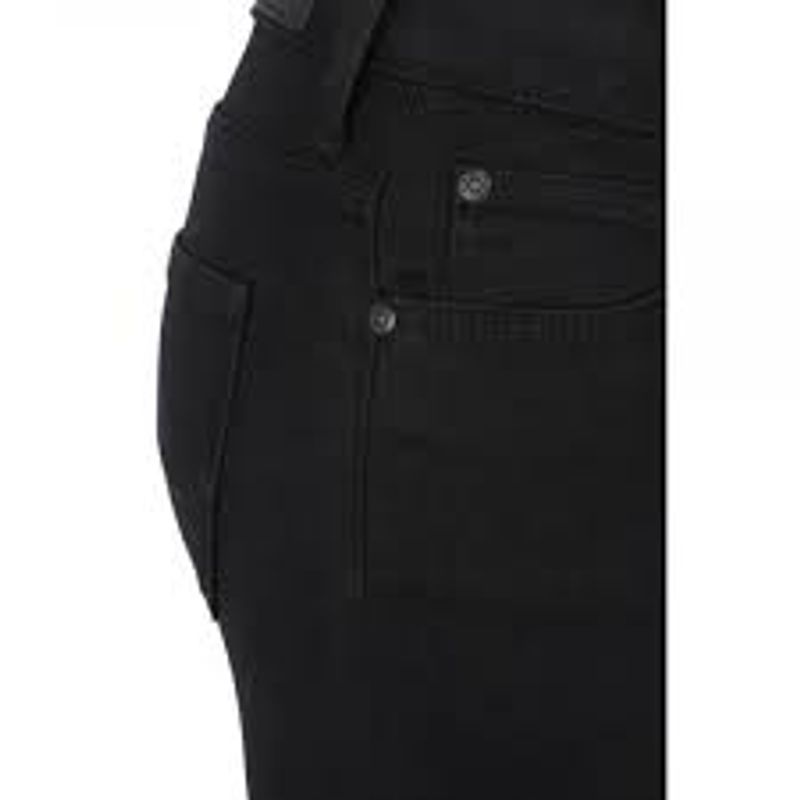 Lee Jeans Cropped m/glidelås Sort