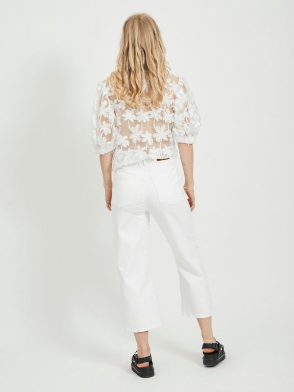 Marina MW Twill Jeans Hvit