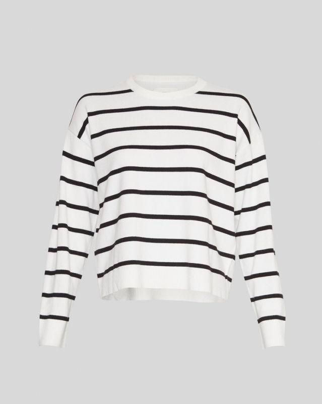 Maura Rachelle Pullover Stp V Ice/Black