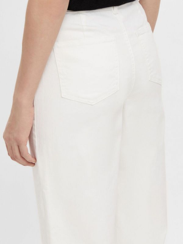Marina Cropped Jeans Hvit