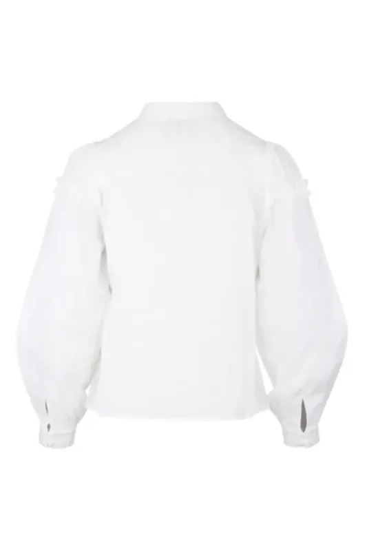 Otilie LS Blouse Hvit