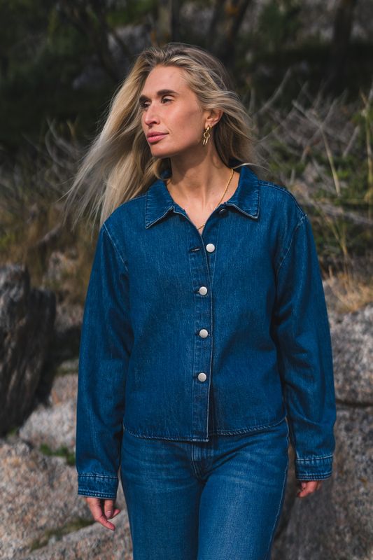 RAUSCecilie Shirt MID BLUE WASH