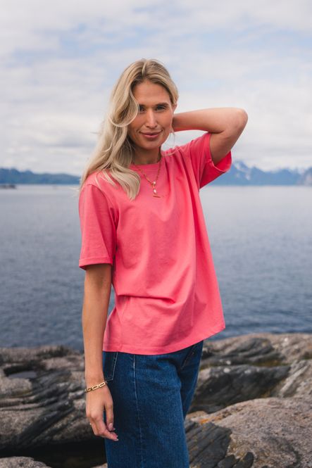 Hovedbilde Linn Logo Tee Tea Rose