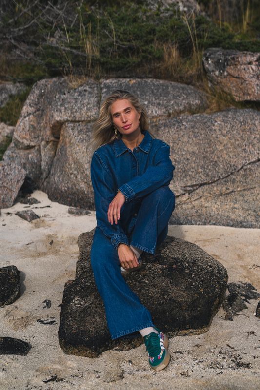 RAUSCecilie Shirt MID BLUE WASH