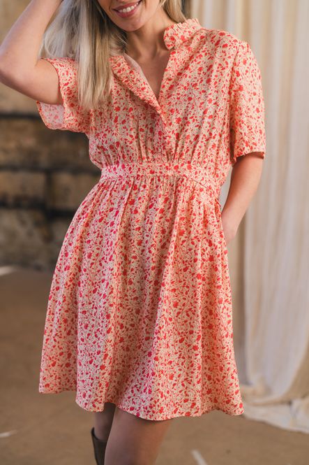 Hovedbilde Astrid 2/4 Dress Cayenne Flower