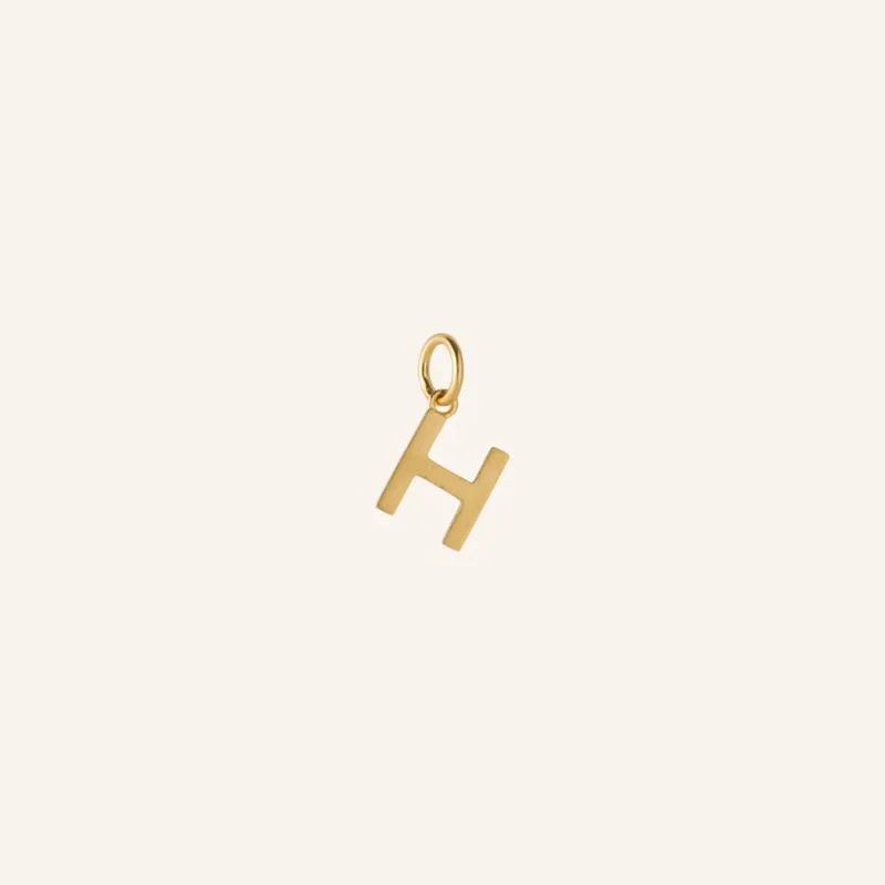 Love Letter Pendant- Gull Bokstaver