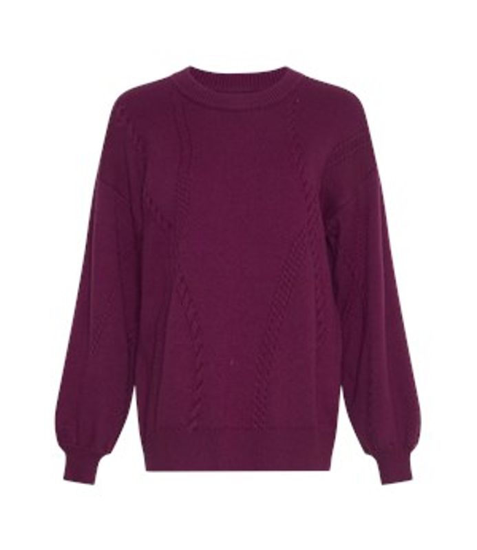 MSCHCecelia Peony Pullover Plum Caspia