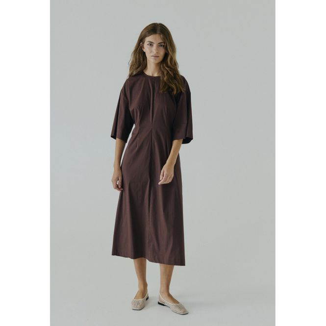Hovedbilde  Otilia maxi kjole Dark Brown
