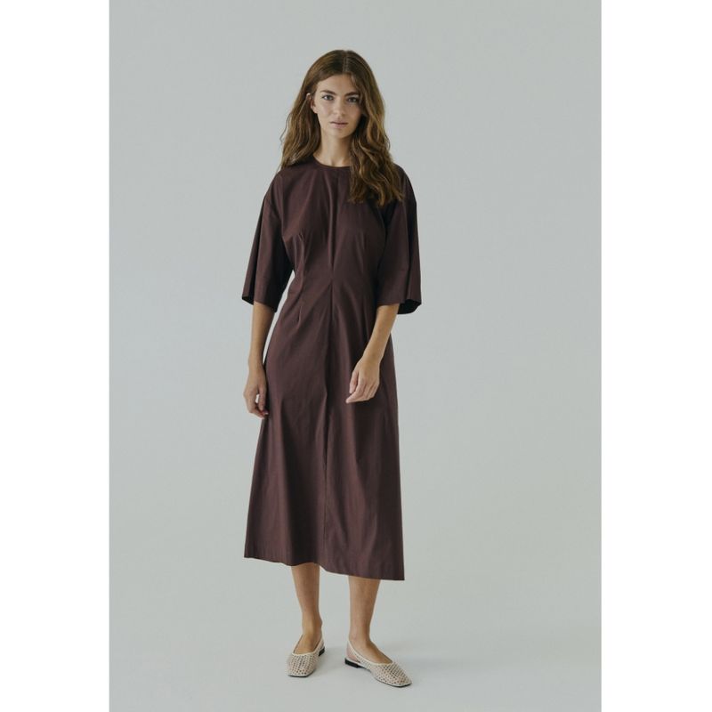  Otilia maxi kjole Dark Brown