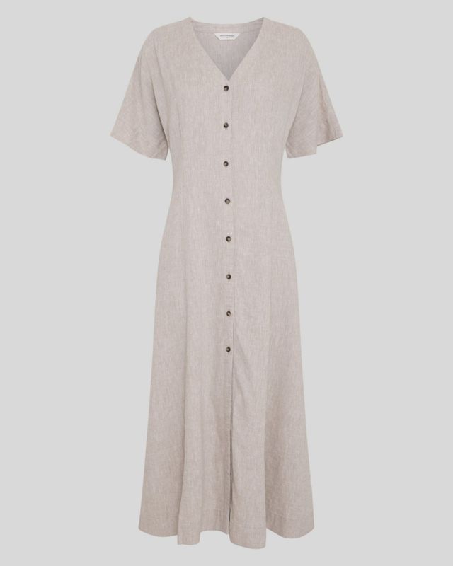  Viana Ginia 2/4 Dress Sand Melange