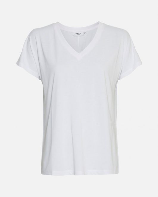 Hovedbilde MSCHFenya Modal V Neck Bright White